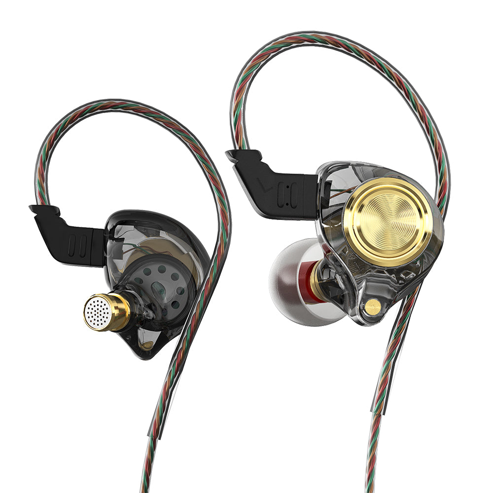 DUCK DANCE Wired Earbuds with Microphone Heavy Bass Zero Latency