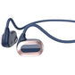 Over Ear Wireless Headphone DUCK DANCE Bluetooth TWS True Wireless Stereo Open-Ear Sport Headphone DUCK2 Air Conduction Earphone Blind-Touch-Control Technology (Black/Nickel)