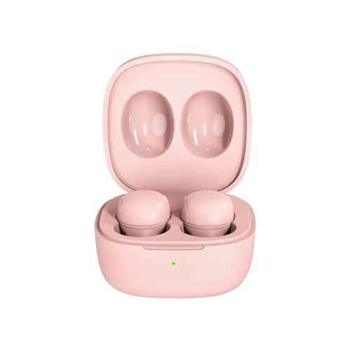 DUCK DANCE Wireless in-Ear Headphone Compact Cute Design Touch Control TWS Hi-Fi Earbuds Deep Bass XY30 (Pink)