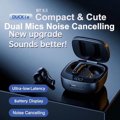 ENC Active Noise-Cancelling High Fidelity Wireless TWS Earbuds Top Brands Quality Upgrade Sounds Duckie Headsets