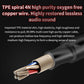 DUCK DANCE in Ear Wired Headphones, Earbuds with Microphone No Wireless Technology Over Ear Wired Earbuds Audiophile Hi-Fi Stereo Headset with Earhooks and Hard Carrying Case 3.5mm Jack CABLEDUCK