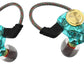 DUCK DANCE in Ear Wired Headphones, Earbuds with Microphone No Wireless Technology Over Ear Wired Earbuds Audiophile Hi-Fi Stereo Headset with Earhooks and Hard Carrying Case 3.5mm Jack CABLEDUCK