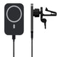 DUCK DANCE Wireless Magnetic Car Charger Stable Adsorption MagSafe Come With Complimentary Dual Port Both Car Charger Adapter Mini Metallic PD & QC 3.0 Quick Charge Compatible with iPhone 14 13 12 11 Pro And Qi Enabled Phone Wireless & Wired Charge