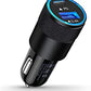 DUCK DANCE Wireless Magnetic Car Charger Stable Adsorption MagSafe Come With Complimentary Dual Port Both Car Charger Adapter Mini Metallic PD & QC 3.0 Quick Charge Compatible with iPhone 14 13 12 11 Pro And Qi Enabled Phone Wireless & Wired Charge